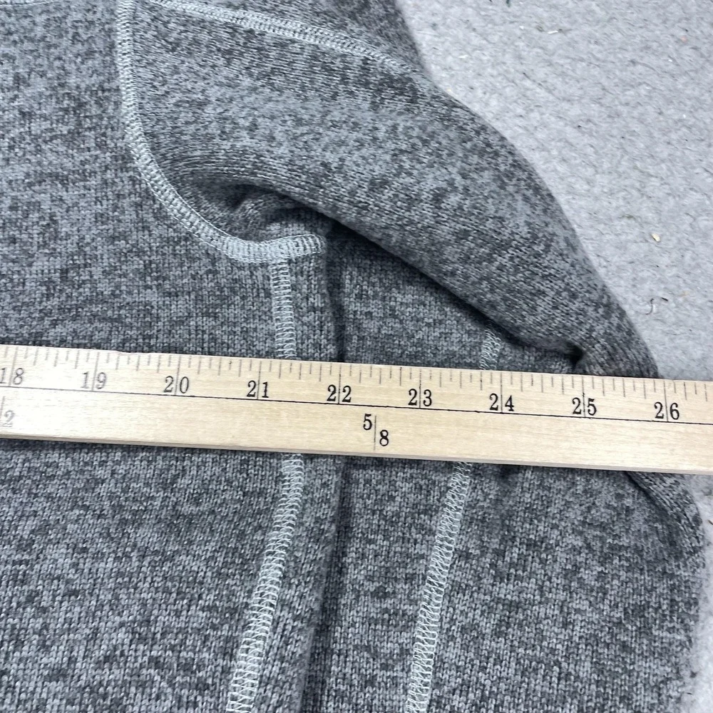 The North Face Jacket Mens Medium Gray Fleece Hooded Full Zip‎ Outdoor Thermal